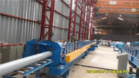 45# Steel Round Downspout Roll Forming Machine 40GP Container Integrated Adjustment