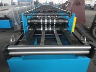 5 Tons Steel Frame Roll Forming Machine , Sheet Metal Rolling Machine Manual Decoiler 15KW