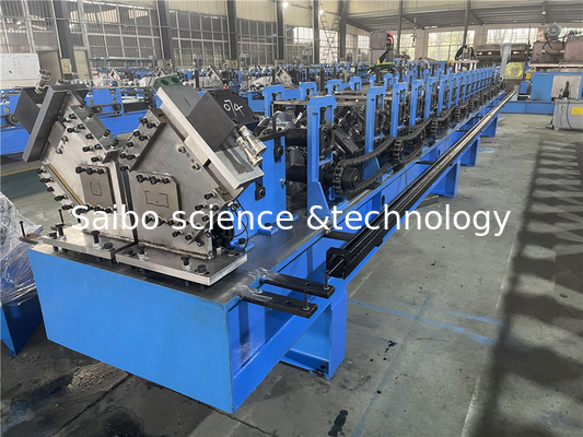 Double Rows Roll Forming Machine 15m / Min Productivity Drive By Chain