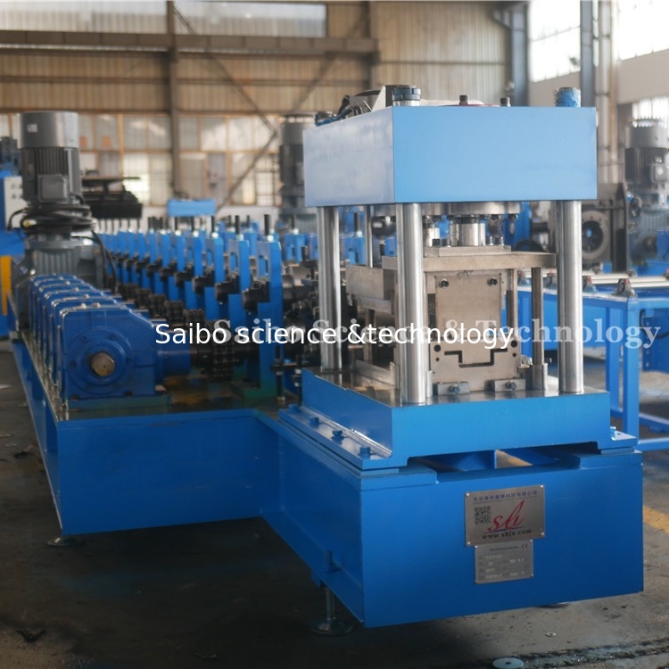 Hydraulic Decoiler Hat Profile Roll Forming Machine 5T With 4mm Thickness