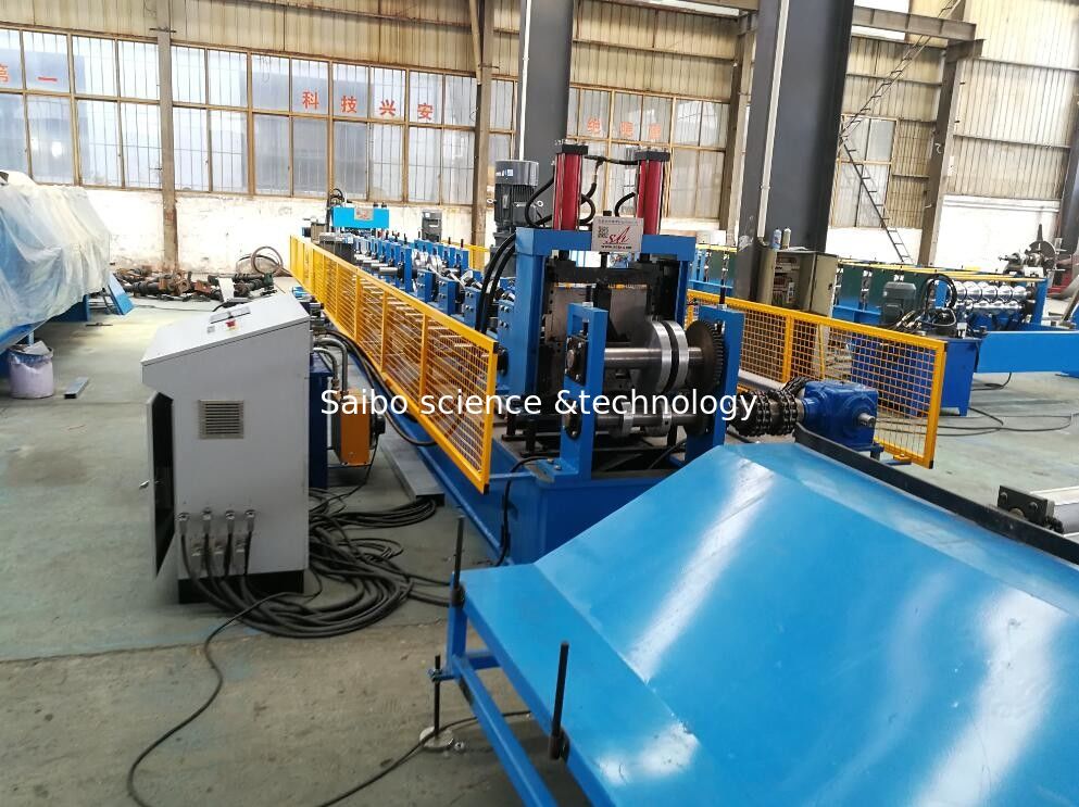 16 stations CU Channel Roll Forming Machine For Steel Constructions 4mm thickness