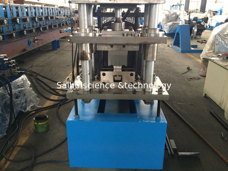 14 Stations Rack Roll Forming Machine C Size Drive By 1.0 Inch Chain