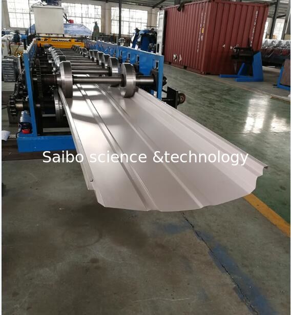 Adjustable Width Standing Seam Roof Panel Roll Forming Machine With Auto Seamer