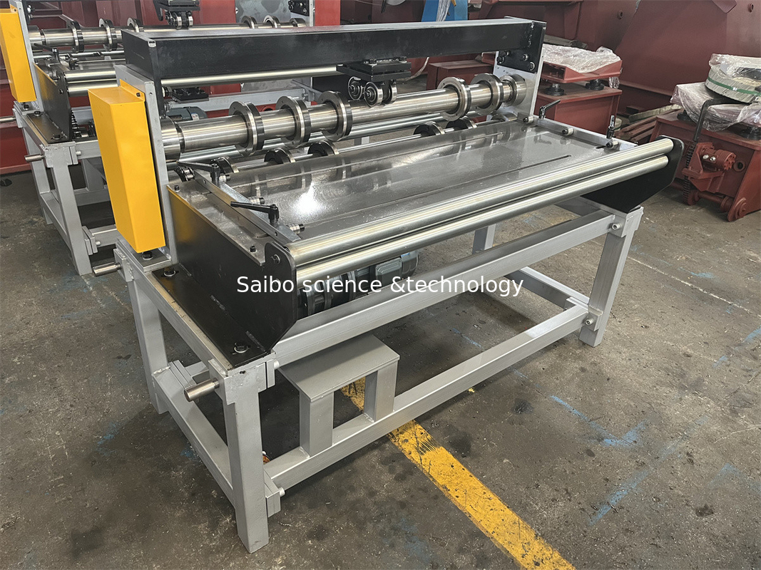 0.4-0.8mm Thickness Color Steel Coil Simple Slitting Machine